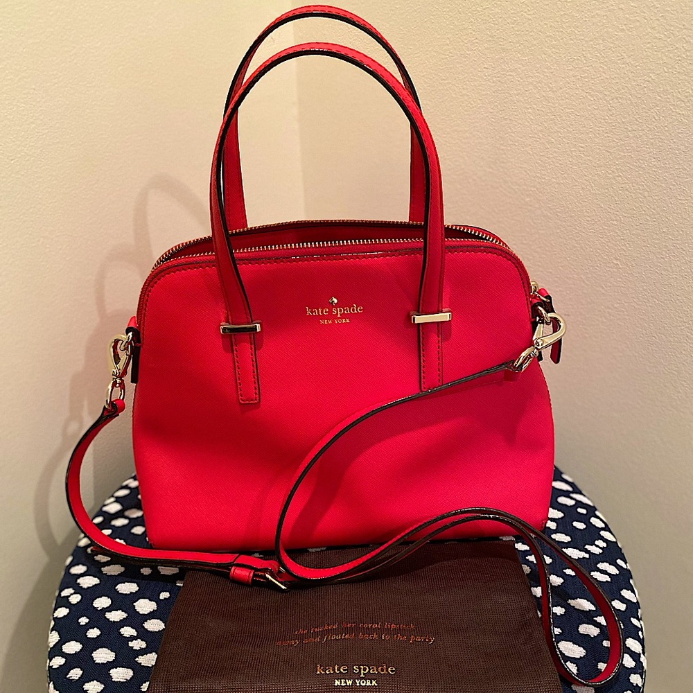 Kate Spade Rachelle Grand Street Satchel w/ Detachable Strap